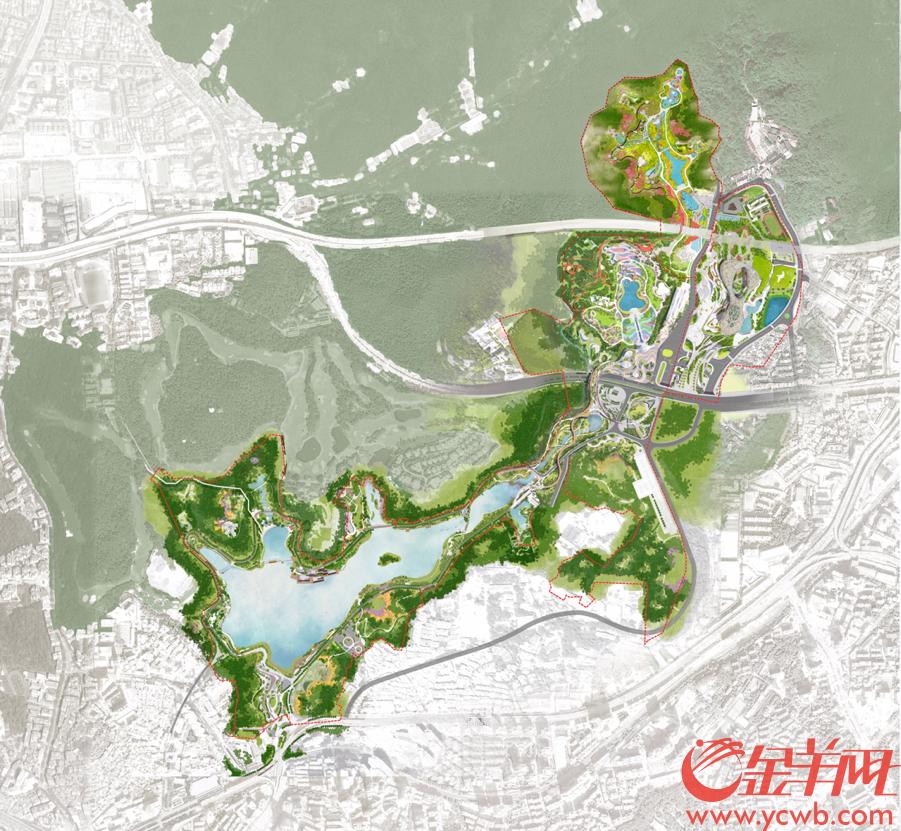 KB体育官网APP广州花园项目开工 总面积145万平方米打造世界级城市花园(图1)