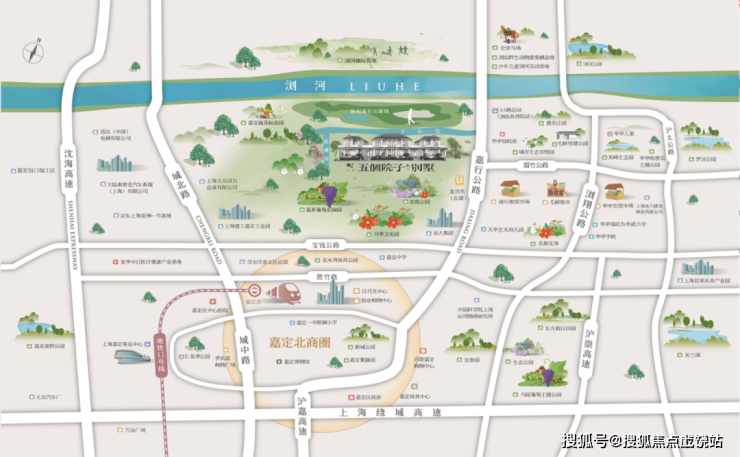 kb体育官网app下载五个院子的别墅(上海嘉定)五个院子售楼处丨五个院子的别墅欢(图17)